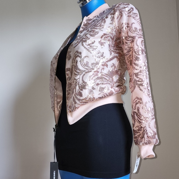 Diesel Sequin Bomber Jacket - Picture 11 of 16